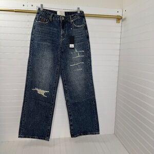 NEW One Teaspoon Lowrider Wide Leg Size 24 Jeans
